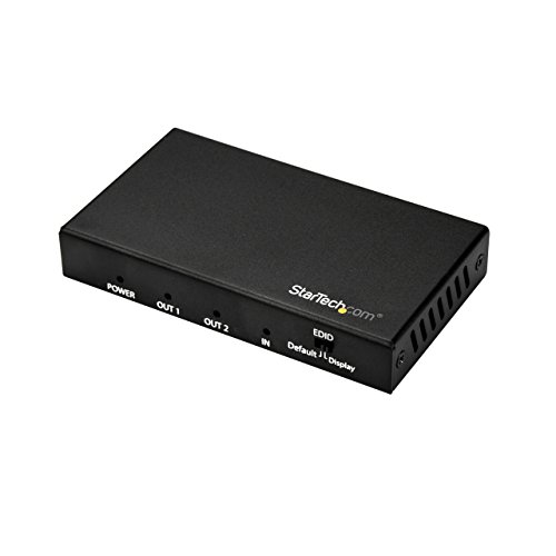 StarTech.com 2出力対応 4K HDMIスプリッター HDMI分配器(1入力2出力) 60Hz対応 ST122HD20
