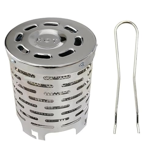 Flaroey Calefactora Portátil para Exteriores, Calentador de Gases, Estufas, Minigorra Calefactora, Estufa Calefactora Infrarroja para Acampar, Horno de Acero Inoxidable