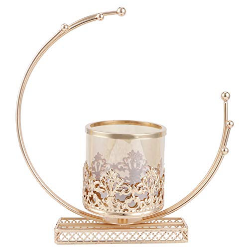 Nysuzhouji Elegantes Windlicht mit Glasdeckel