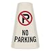 SmartSign “No Parking” Bright Reflective Cone Message Sleeve, [Cone Not Included]