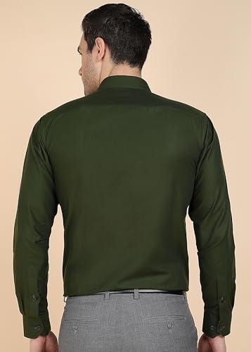 Image of 7-DAYS Men's Premium Formal Shirt - Cotton Blend, Regular Fit, Full Sleeve, with Pocket, Durable & Easy Care - Perfect for Office Wear