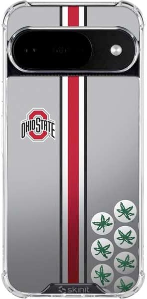 Skinit Clear Phone Case Compatible with Google Pixel 10 - Officially Licensed Ohio State University Buckeyes Design