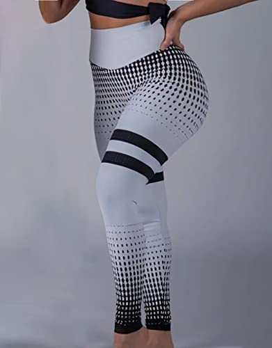 Flamingals Scrunch Lifting Black Leggings For Women Geo Print Asymmetrical Workout Sets For Women Xl #TOP3