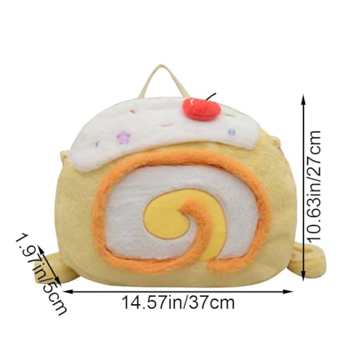 Sac à dos peluche gâteau au design patchwork unique pour exprimer votre style - 8