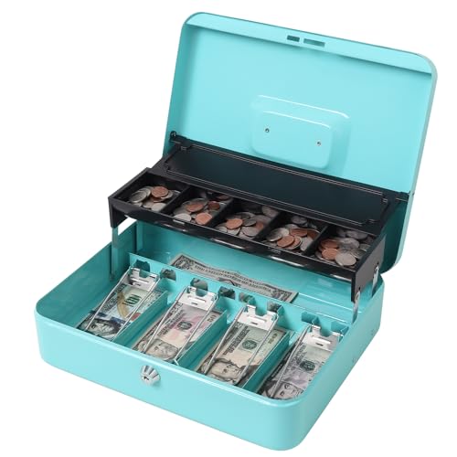 Jssmst Locking Metal Cash Box