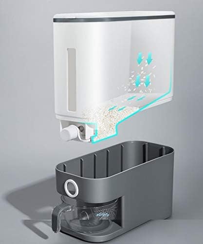 Kitchen Rice Box Storage Automatic Cereal Dispenser Boxs -proof Sealed Food Grain Bin Container