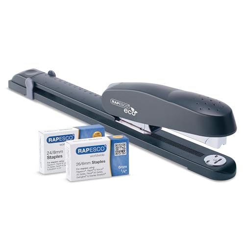 PUNTI COMPATIBILI - Il sistema di caricamento frontale mediante pulsante accetta fino a una striscia intera di punti di tipo 26/6-8 mm e 24/6-8 mm; per ottenere risultati ottimali, si consiglia di utilizzare punti Rapesco