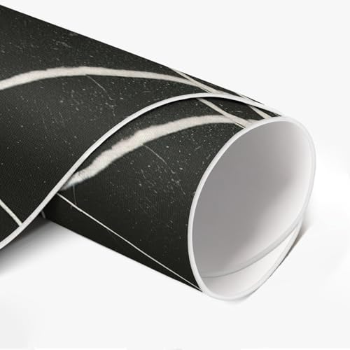 Tapis de sol vinyle ø140 cm résistant à la rayure rond pour intérieur