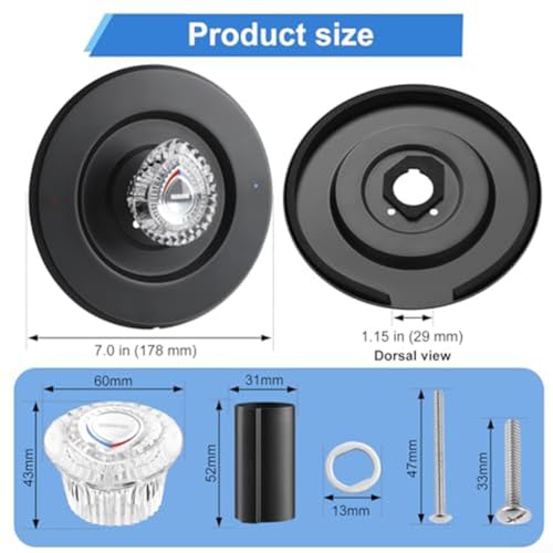 Kit garniture douche compatible T470 remplacement 1225