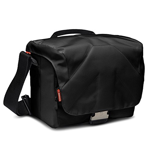 Manfrotto Bella V - Bolsa para cámara DSLR (18 cm x 26 cm x 14 cm), Negro Cover