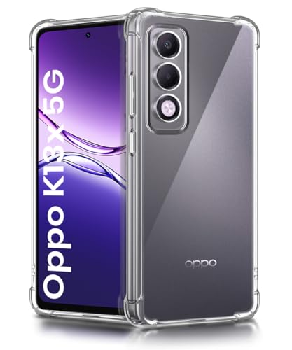Image of WOW IMAGINE Clear Back Cover Case for Oppo K13x 5G | Shockproof Soft TPU Case | Cushioned Edges for Ultimate Protection Back Cover Case - Transparent