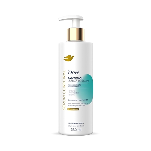 Dove Sérum Hidratante Corporal sem Perfume Pantenol + Dermo Reparador 380ml