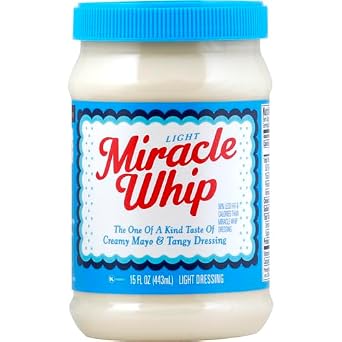 Miracle Whip Light Mayo-like Dressing, 12 ct Pack, 15 fl oz Jars
