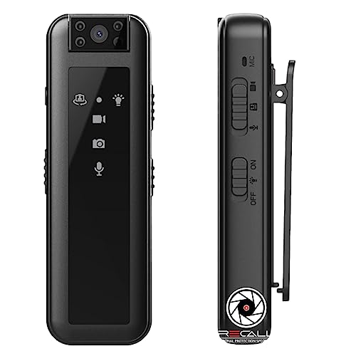 Recall Personal Body Camera Mini Pen 1080P HD BodyCam Small Pocket Body Camera with Audio and 16GB or 32GB Micro SD Card… (Recall ONE 64GB) - Image 2