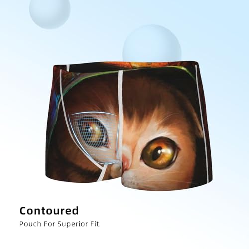 Boys' Cotton Boxer Brief Soft Underwear-Animal Cat4