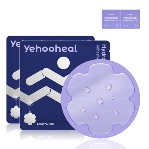 Hydrocolloid Bandages Wound Dressing,Stays on for 7 Days 0.004inch Ultra-Thin