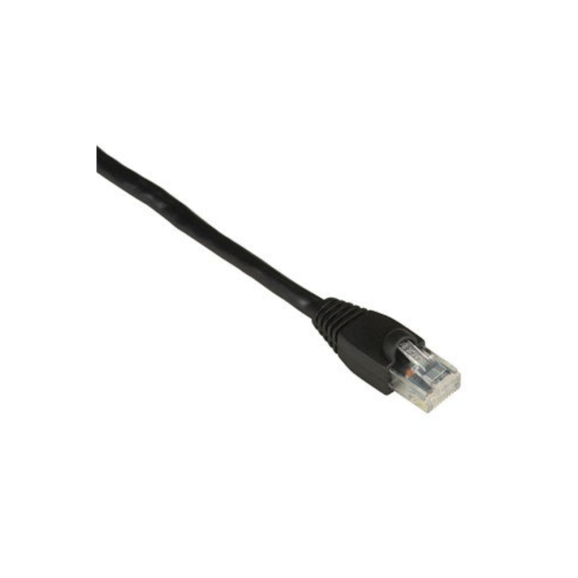 Black Box CAT6 550-MHz Snagless Patch Cable UTP CM PVC RJ45 M/M BK 50FT