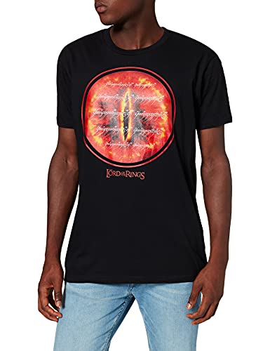 The Lord Of The Rings Melotrmts013 Camiseta, Negro, S para Hombre
