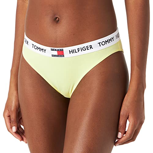 Preisvergleich Produktbild Tommy Hilfiger Damen Unterwäsche im Bikini-Stil, Mystic Yellow, L