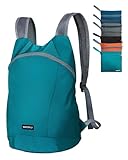 Hochwertige Materialien: Dieser daypack besteht aus hochwertigem Ripstop-Nylongewebe, das ein Reißen wirksam verhindern kann, und ist mit mehreren Nähten verstärkt, wodurch er extrem zug- und verschleißfest ist. Der Rucksack verwendet einen SBS-Reißverschluss, der glatt ist und nicht klemmt