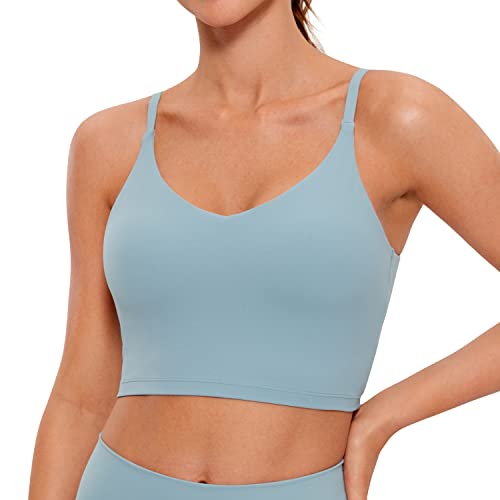 CRZ YOGA Butterluxe Adjustable V-Neck Sports Bra #TOP20