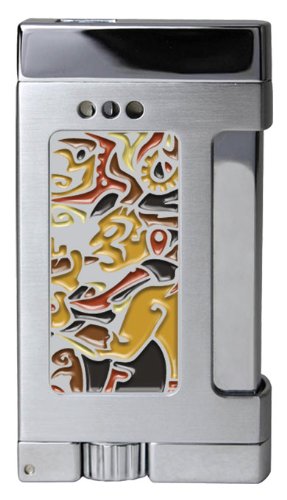 Briquet Xikar Versa Mayan Cloisonne idéal pour vos soirées de dégustation au club