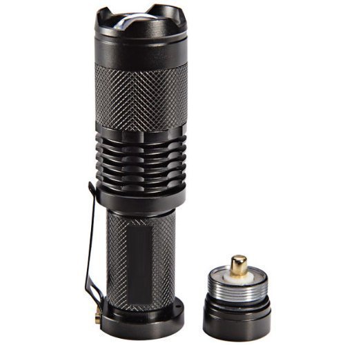 Bestsun Tactical Flashlight Portable Zoomable Super Bright Led 2500 Lumens Mini Flashlight Powerful High Lumen Handheld Focus Adjustable Lamp Torch (Flashlight Only, No Battery) #TOP1