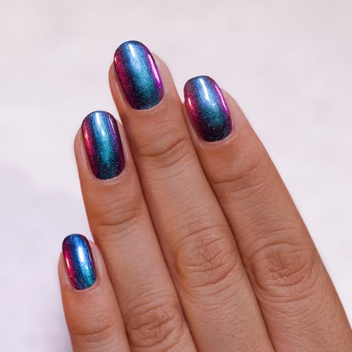 Image of ILNP Birefringence - Blue, Purple, Red, Green, Yellow, Orange Ultra Chrome Color Shifting Nail Polish