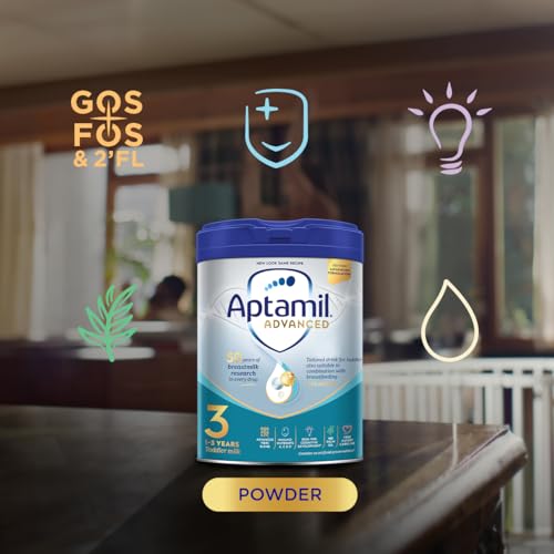 Aptamil Advanced 3 Toddler Baby Milk Powder Formula, from 1 Year, 800g