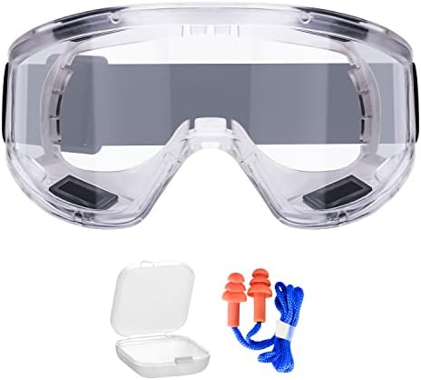 AirGearPro Vision-1000 Anti-Fog Safety Goggles, ANSI Z87.1 Anti-Scratch