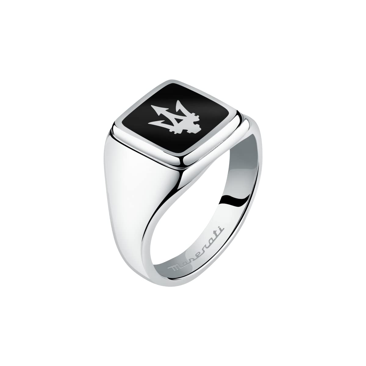 Maserati Jewels Anillo Hombre de Acero, esmalte - JM222AVD070