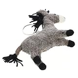 HOMOBABE Wollfilz Esel Schlüsselanhänger Stofftier Anhänger Für Rucksäcke Auto Schlüssel Hausschlüssel Türschlüssel Taschenschmuck Handy Hängender Anhänger