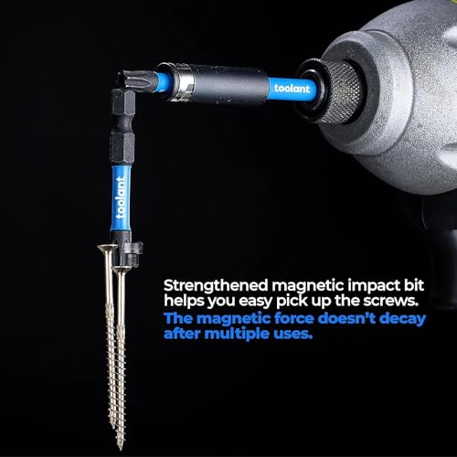 Image of toolant Impact Torx Bits Set 27pcs (TT7-TT40)&2 inch 13pcs (TT7-TT40),S2 Steel Security Torx Bit Sets, Tamper Proof Star Bit Set with CNC Machined Tips