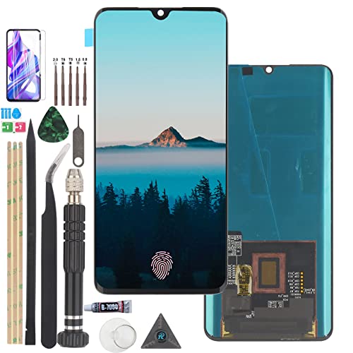 Screen for AMOLED Xiaomi Mi Note 10/Note 10 Pro/Note 10 Lite /CC9 Pro LCD Display with Touch Screen Digitizer Assembly Replacement with Fingerprint Sensor(Not for Samsung Note 10).