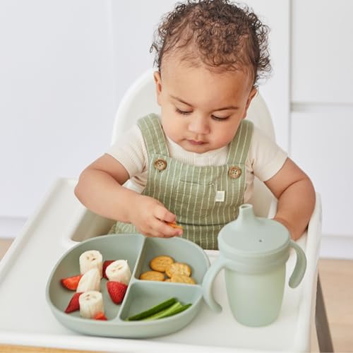 Assiette bébé ventouse b.box pour apprendre à manger seul proprement à table - 3