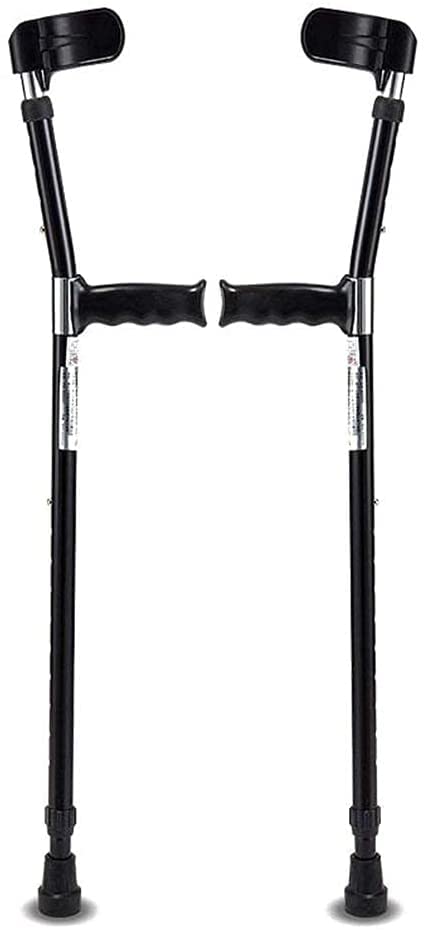 Béquilles d'avant-bras pliables en aluminium réglables pour homme