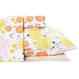 Where The Polka Dots Roam Light Floral Bedsheets Full Size, Super Soft Wrinkle Resistant Bedding Set