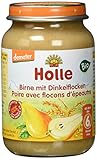 Holle Birne mit Dinkelflocken, 6er Pack (6 x 190 g) - Bio