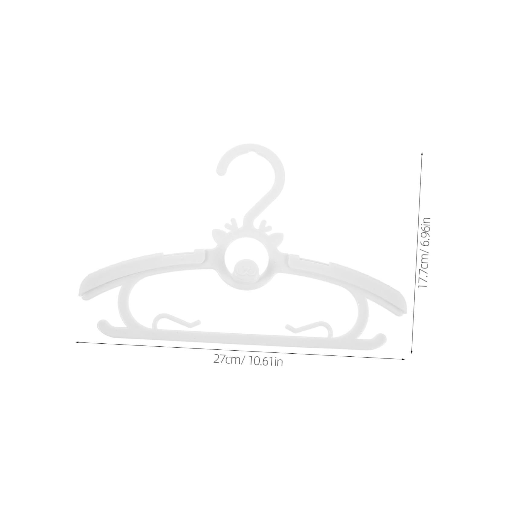 TOPBATHY 30piezas Perchas para Ropa Infantil Extensibles y Antideslizantes Organizadores De Armario para Bebés y Pequeños Perchas para Ropa