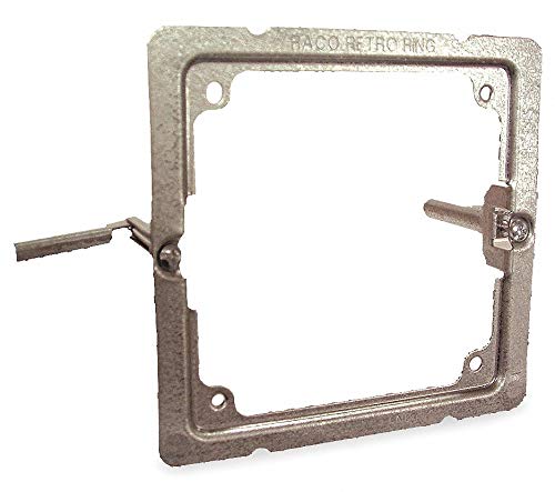 RACO Galvanized Steel Box Support, for Use with Drywall Applications 3/8