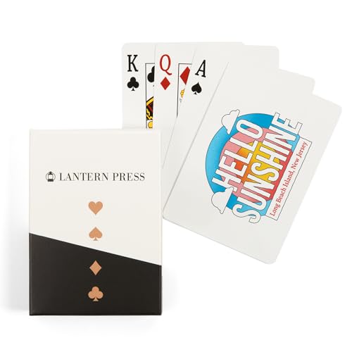 Lantern Press Long Beach Island, Naipes Póker 52 Cartas