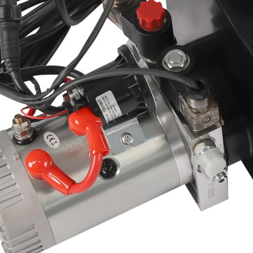 12V Hydraulikaggregat Hydraulikpumpe 20T Kippanhängerpumpe Einfachwirkend