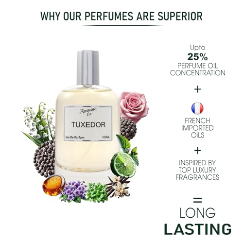 Image of Tuxedor | Luxury Men Perfume | Patchouli Vanilla Fresh Spicy | Perfume Spray for Man | Strong & Long Lasting Fragrance | Luxury Gift for Him | 100 ml