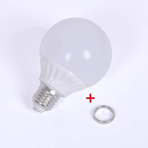 Miniatura 2 de SUMAG Bombilla de control magnético Trucos de magia (color blanco, con anillo magnético) para magos, ilusión de escenario, accesorios de mentalismo