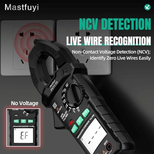 Mètre pince numérique multimètre intelligent tension CA/CC haute précision - 7
