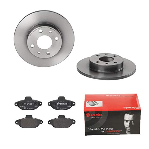 Bremsen Set Bremsscheiben Bremsbeläge Brembo vorne für für Fiat Panda 169 Punto 188