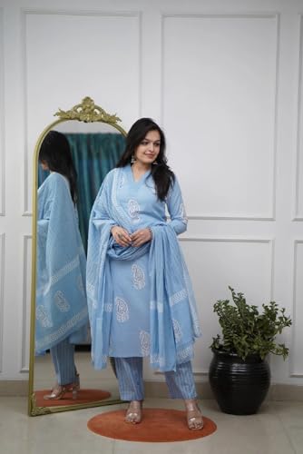 Image of FABNEX kurta set for women | Women Kurti Pant Set (K-160-162)