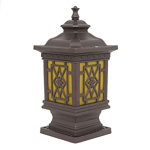 Borne jardin bollard colonne extérieure style chinois à douille E27