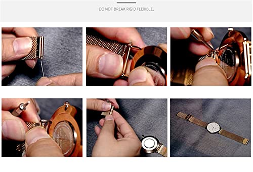 YEXIONGYAN Pulseira de relógio simples feminina Milanese Loop 12, 13, 14, 15, 16, 17, 18, 19, 20, 22
