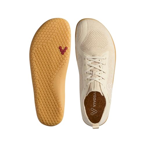 Image of Vivobarefoot Men's Primus Lite Knit Natural Running Shoe